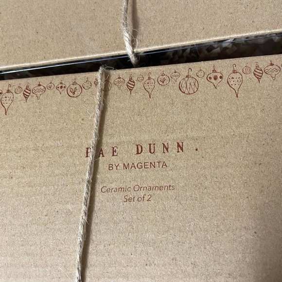 Rae Dunn Ceramic Christmas Ornaments Bundle - Picture 4 of 8